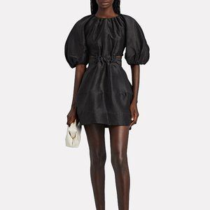 AJE Psychedelia Cut-Out Crew Neck Mini Dress Size AU 10 or US 6 - Medium